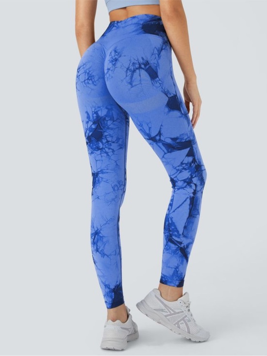 HALARA Pants - Halara OneForm Seamless Flow High Waisted Tie Dye Yoga Leggings M